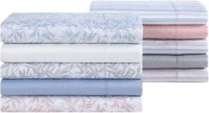 Wellbeing By Sunham Wellbeing 300 Thread Count 6 Piece Sheet Sets With Silvadur Antimicrobial Treatment