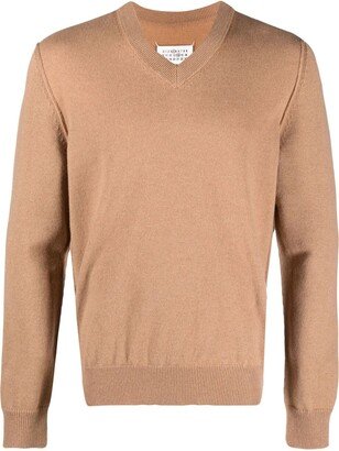 V-neck cashmere sweater-AE