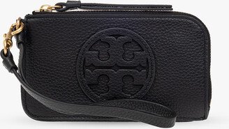 Card Holder With Strap - Black