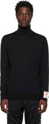 Black Patch Turtleneck