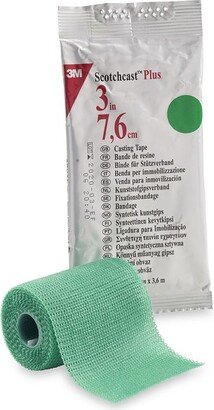 3M Scotchcast Plus Cast Tape 3 Inch X 12 Foot Green 82003G, 10 Ct