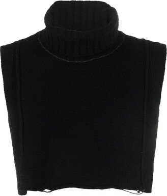 Roll-Neck Sleeveless Jumper