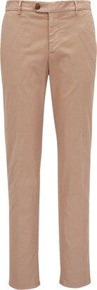 Slim-Cut Stretch-Cotton Chino Trousers