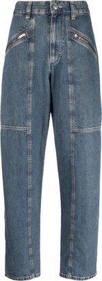 High-Waisted Boyfriend Jeans-AC