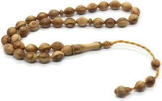 Genuine Olive Wood Beads, 33 Prayer Beads Misbaha Tasbih Tasbeeh Tesbih mm Dhikr Tsbk