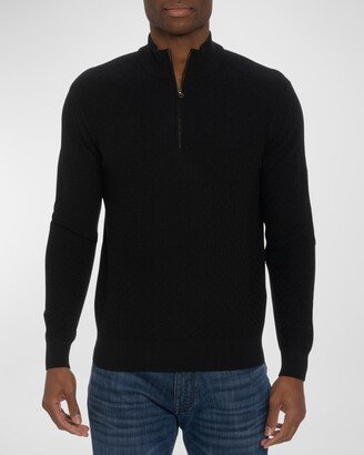 Men's Reisman Quarter-Zip Pullover Sweater