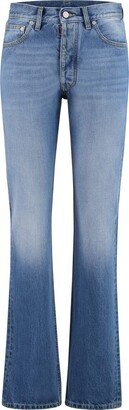 5-pocket Straight-leg Jeans-AA