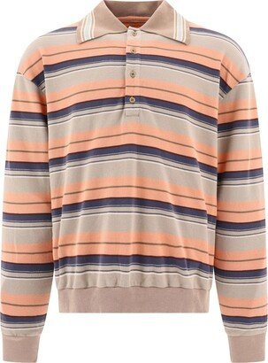 Multi-border Kanoko BOX polo shirt