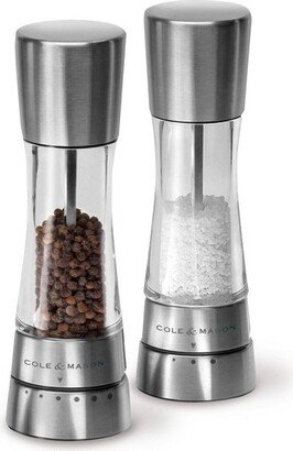 7 Stainless Steel Salt and Pepper Mill Gift Set