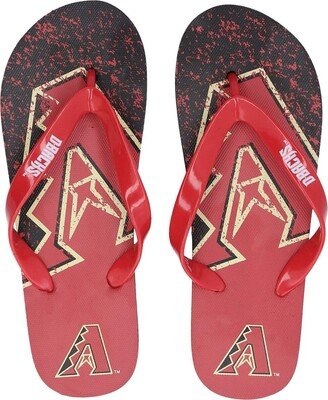 Foco Men's and Women's Arizona Diamondbacks Big Logo Flip-Flops