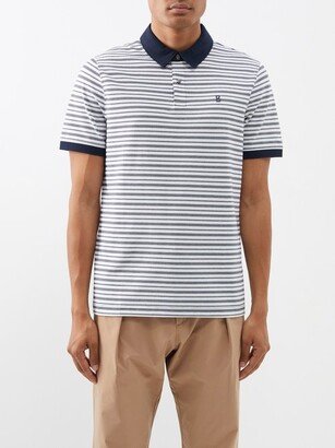 Timo Striped Cotton-blend Polo Shirt