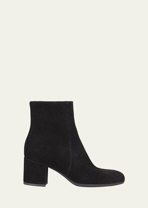 Joanie Suede Ankle Booties