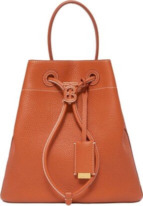 Leather Tb Monogram Bucket Bag-AA