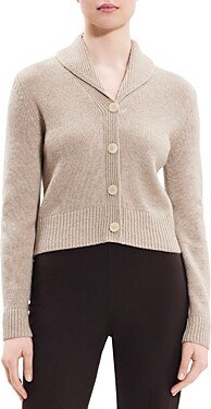 Cashmere Cropped Shawl Cardigan