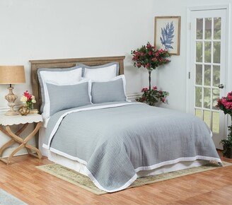 Kinsley Slate Full/Queen Quilt Set