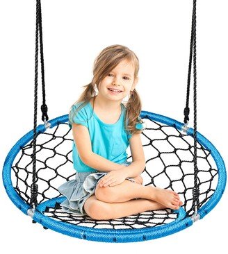 Spider Web Chair Swing w/ Adjustable Hanging Ropes Kids Play