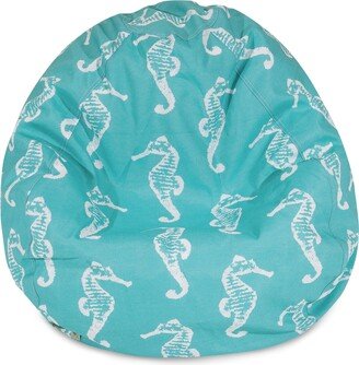 Sea Horse Classic Bean Bag Chair Small/Large