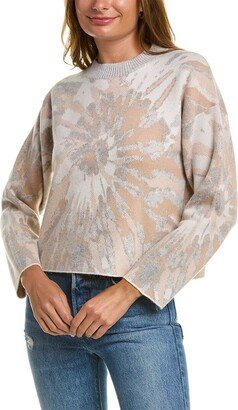 Jacquard Boxy Cashmere Sweater