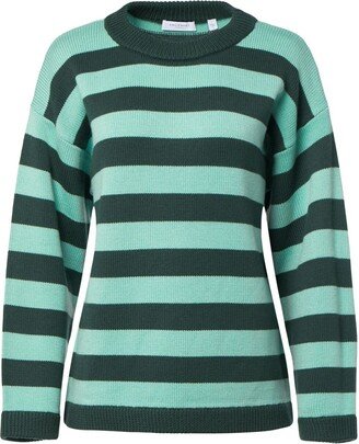 Striped Crew-Neck Jumper-AA