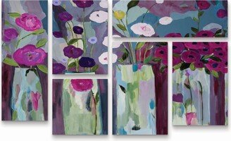 Carrie Schmitt Que Sera Sera Multi Panel Art Set 6 Piece - 49 x 19