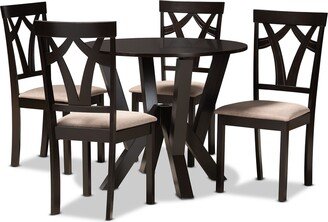 Reagan Modern and Contemporary 5-Piece Dining Set