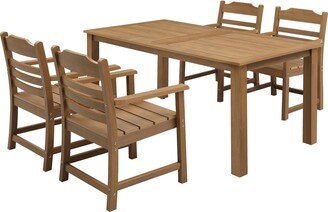 BESTCOSTY HIPS 5 Pieces Dinning Table Set with 4 Chair