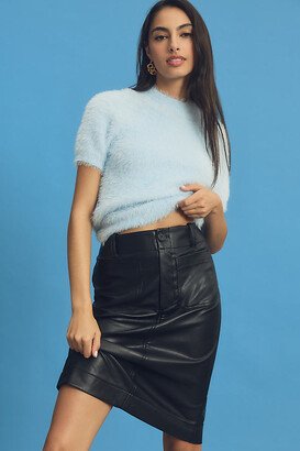 The Colette Faux Leather Skirt-AA