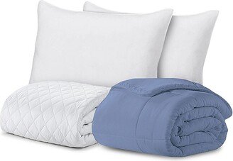 Ella Jayne 4-Piece 220 Thread Count Bedding Set-AA