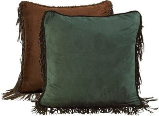 Paseo Road by HiEnd Accents Paseo Roady by HiEnd Accents Fringed Euro Sham