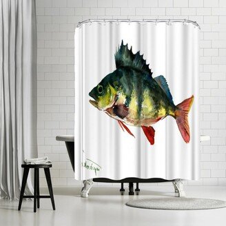 71 x 74 Shower Curtain, Bass Fish 1 by Suren Nersisyan