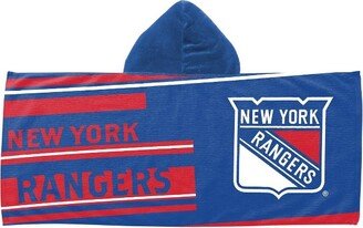 22x51 NHL New York Rangers Youth Hooded Beach Towel