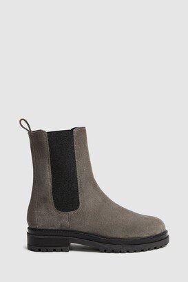 Suede Chelsea Boots-AU