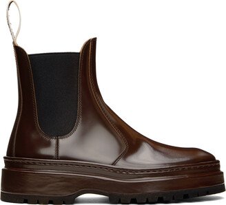 Brown Le Chouchou 'Les Chelsea Pavane' Chelsea Boots-AA