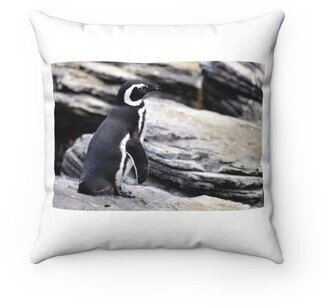 Magellanic Penguin Pillow - Throw Custom Cover Gift Idea Room Decor