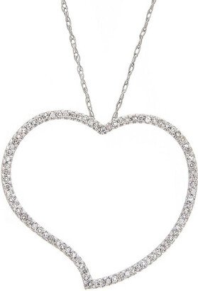 Monary Large Twisted Heart (Wg/With Chain)