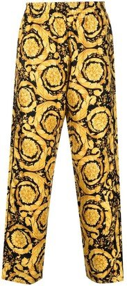 Barocco-print pajama trousers