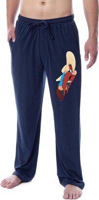 Looney Tunes Mens' Classic Yosemite Sam Character Sleep Pajama Pants (XX-Large) Blue