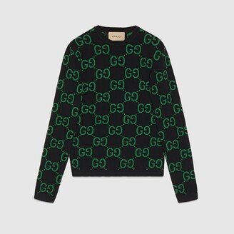 GG wool jacquard sweater