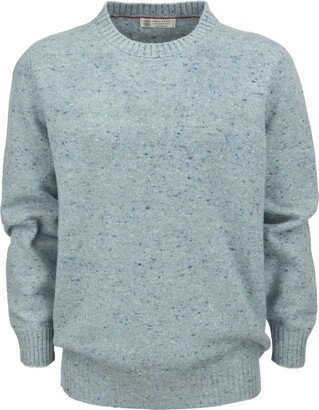 Speckled Straight Hem Jumper