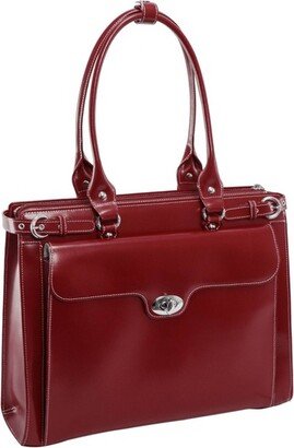 McKleinUSA McKlein Winnetka 1 Leather Ladie' Laptop Handbag - Red