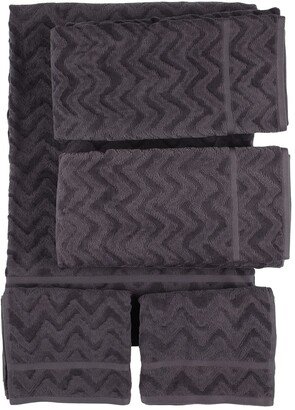 MISSONI HOME COLLECTION Set of 5 Rex cotton towels
