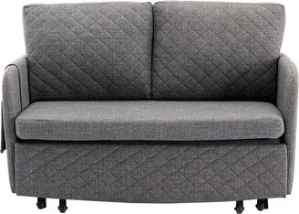 Convertible Sleeper Sofa Bed, Modern Loveseat Couch with Pull Out Bed