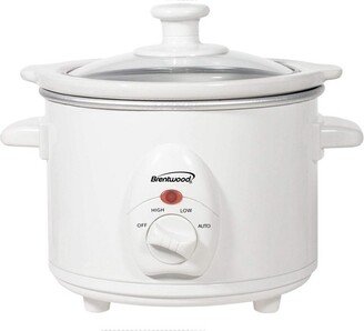 1.5 QT Slow Cooker in White