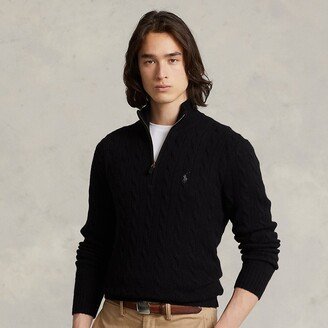 Cable-Knit Wool-Cashmere Sweater-AN