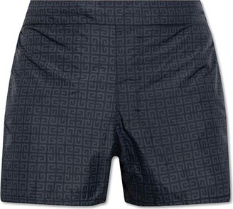 Allover 4G Pattern Swim Shorts