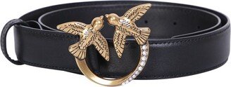 Embellished Love Bird Buckle Belt