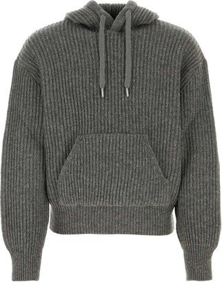 Paris Drawstring Knitted Hoodie