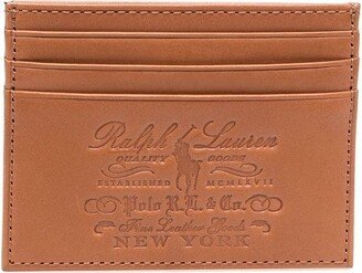 Heritage leather cardholder