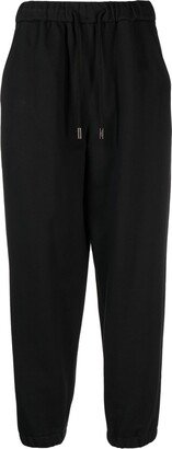 Tapered Drawstring Track Pants-AC