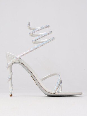 Margot sandals in satin and crystals